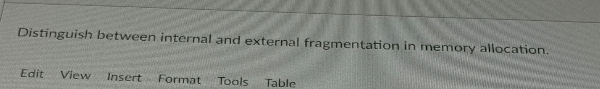 Distinguish between internal and external