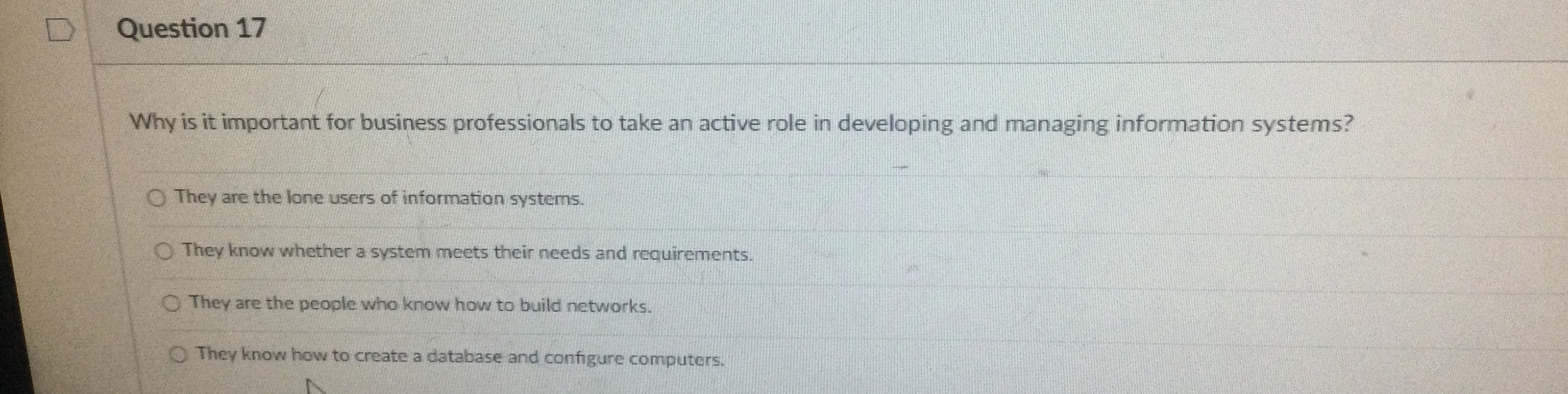 Question 1 7 Why is it important for business