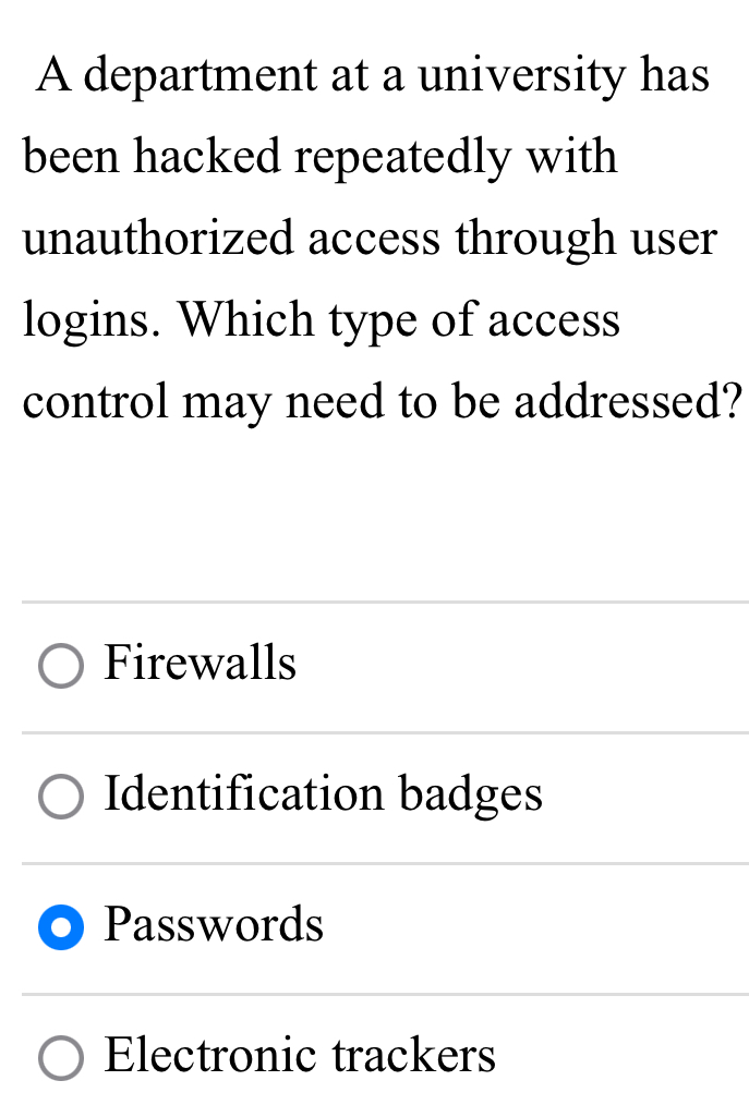 A department at a university has been hacked