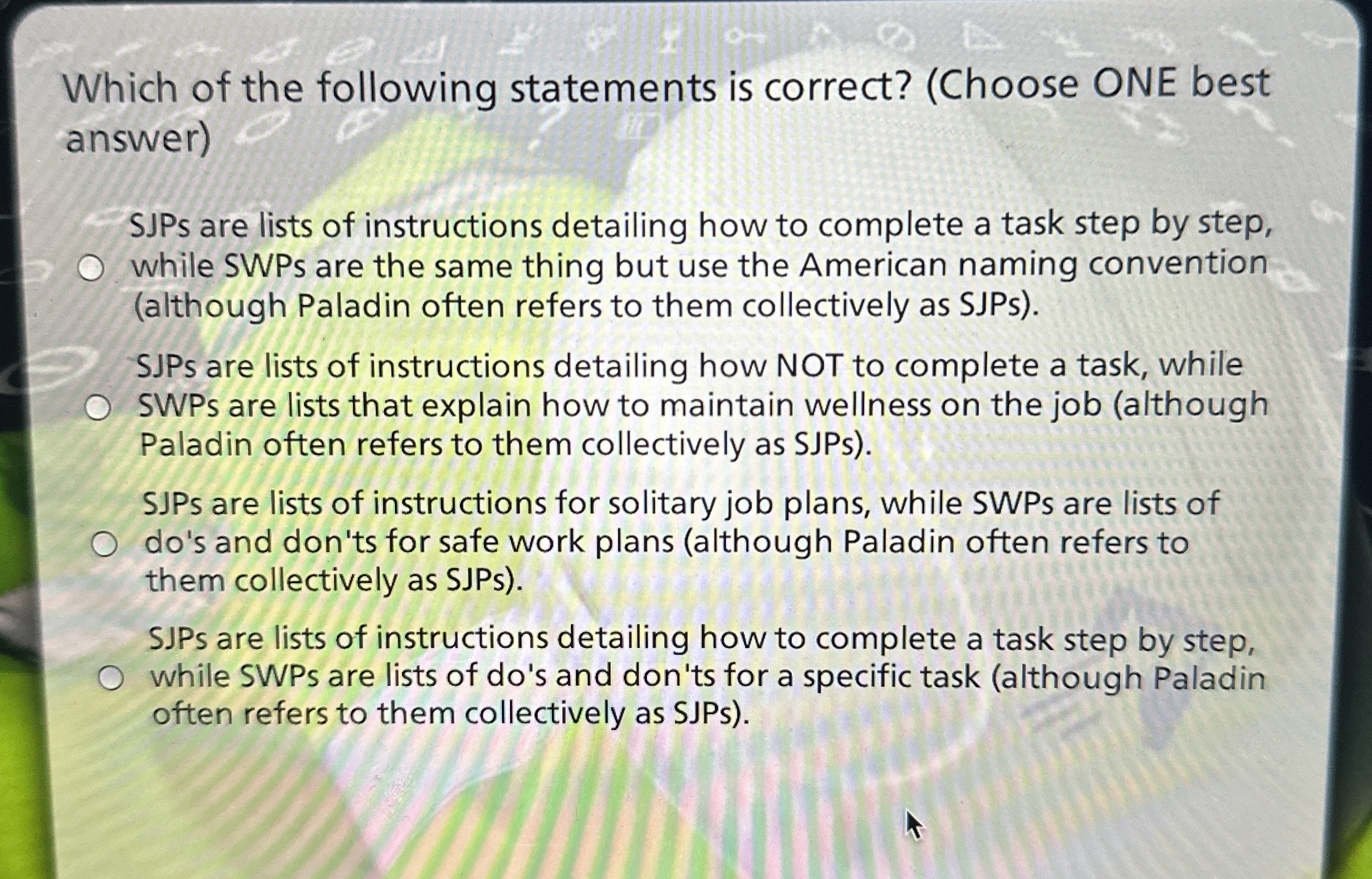 Which of the following statements is correct? (