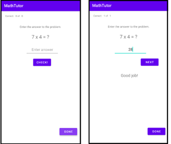 Create an application that is a multiplication