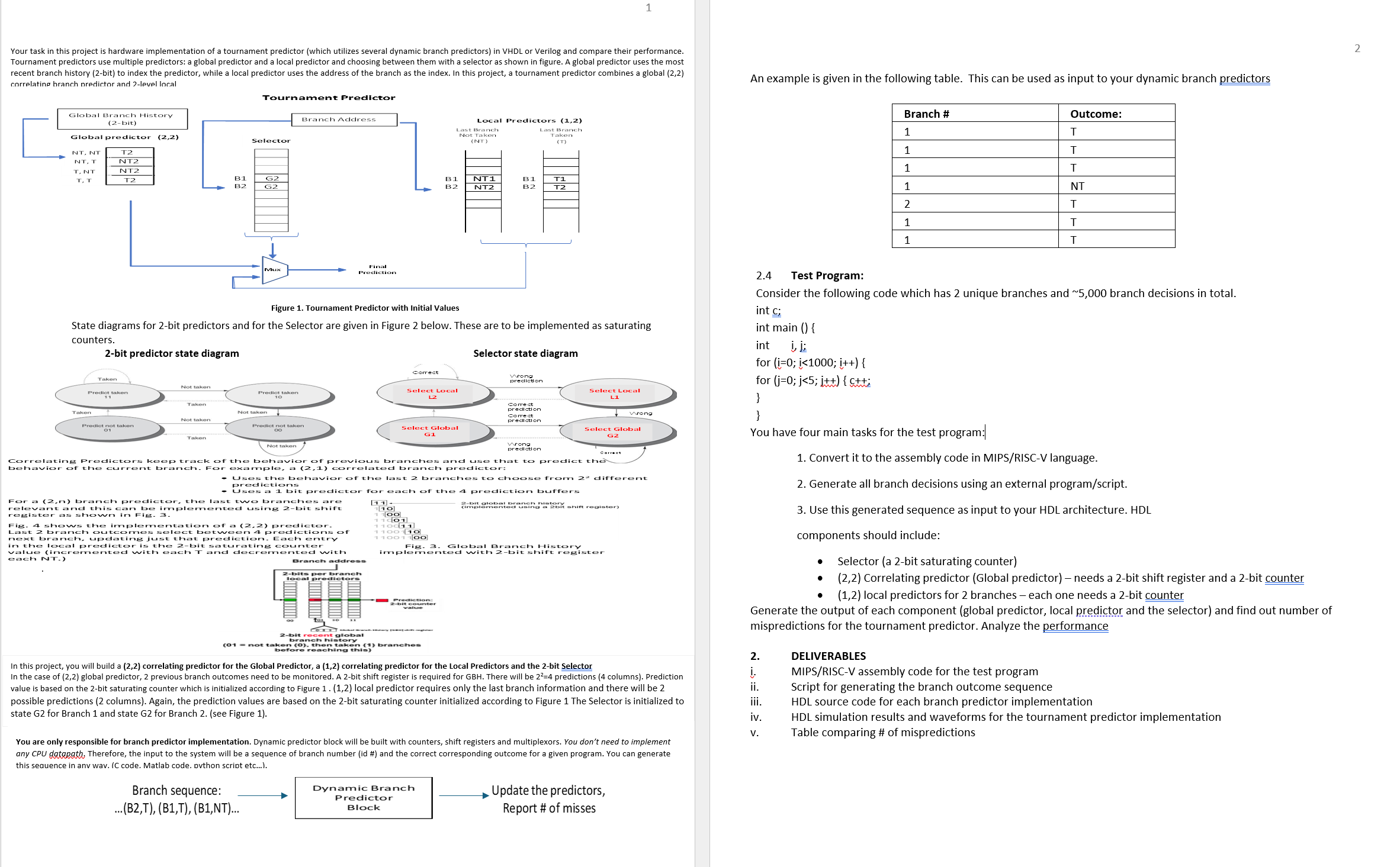 Your task in this project is hardware