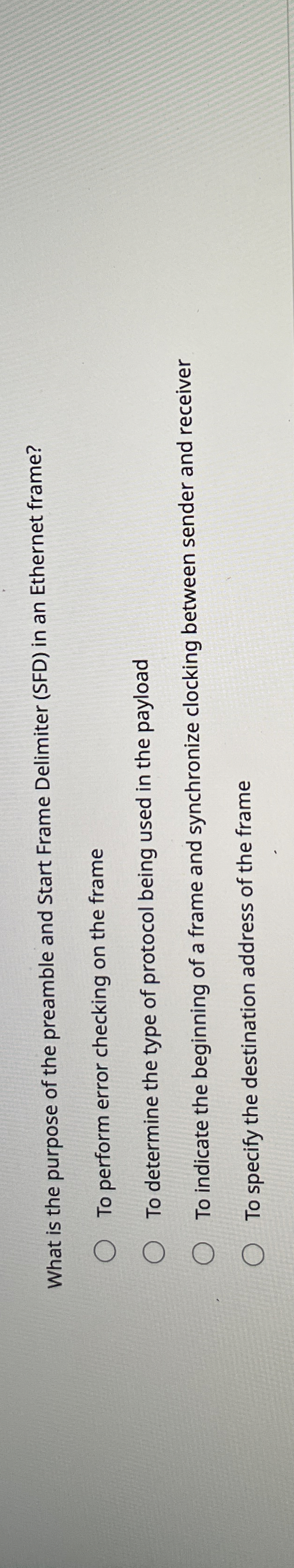 What is the purpose of the preamble and Start