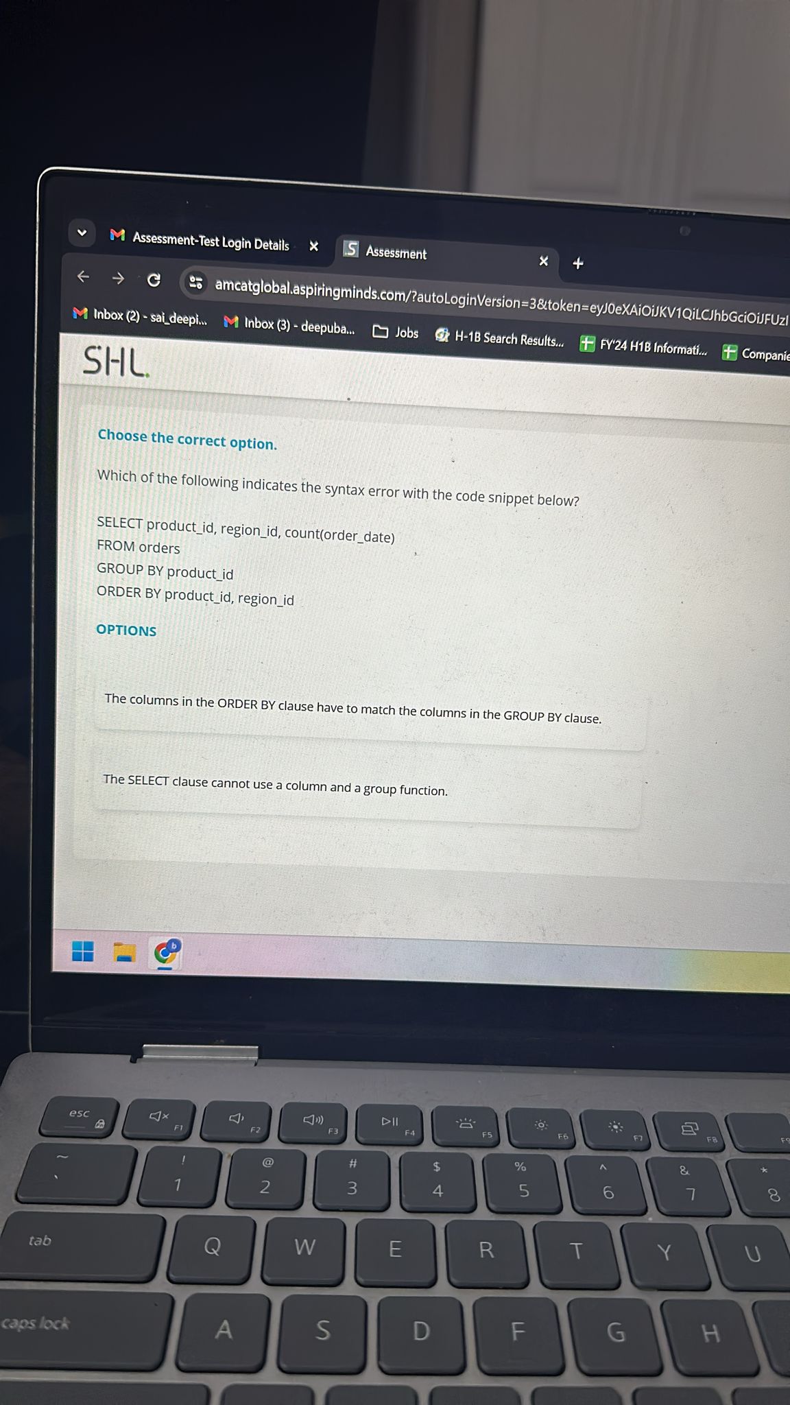 Choose the correct option. Which of the following
