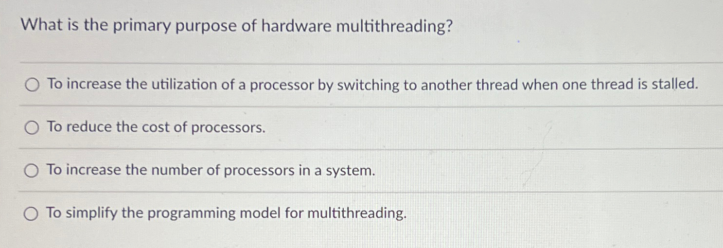 What is the primary purpose of hardware