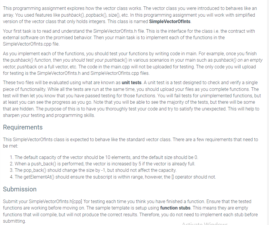 This programming assignment explores how the