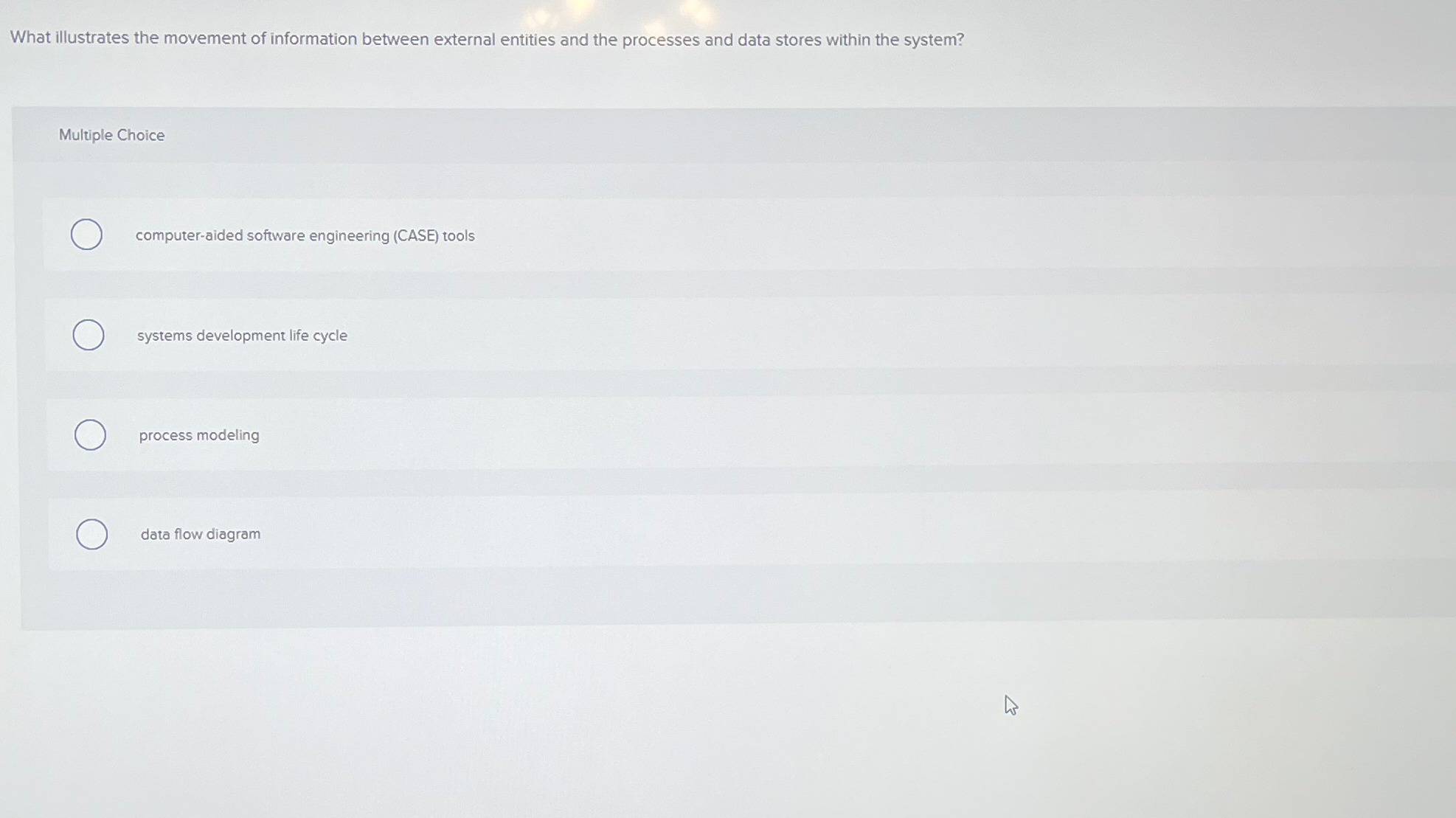 What illustrates the movement of information