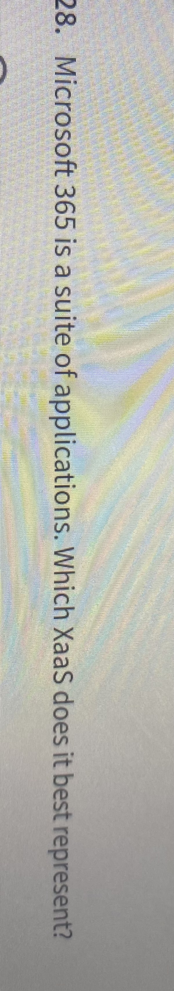 Microsoft 3 6 5 is a suite of applications. Which