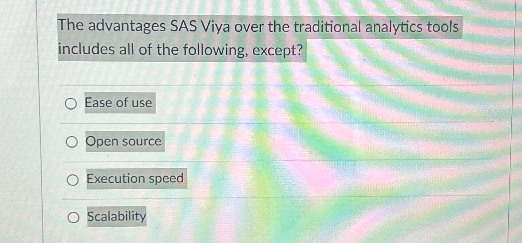 The advantages SAS Viya over the traditional