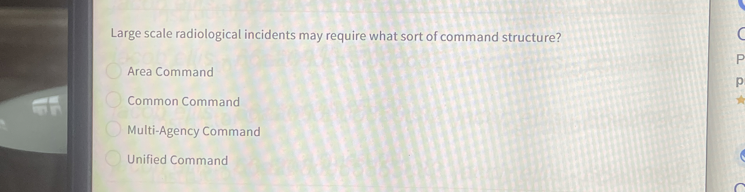 Large scale radiological incidents may require