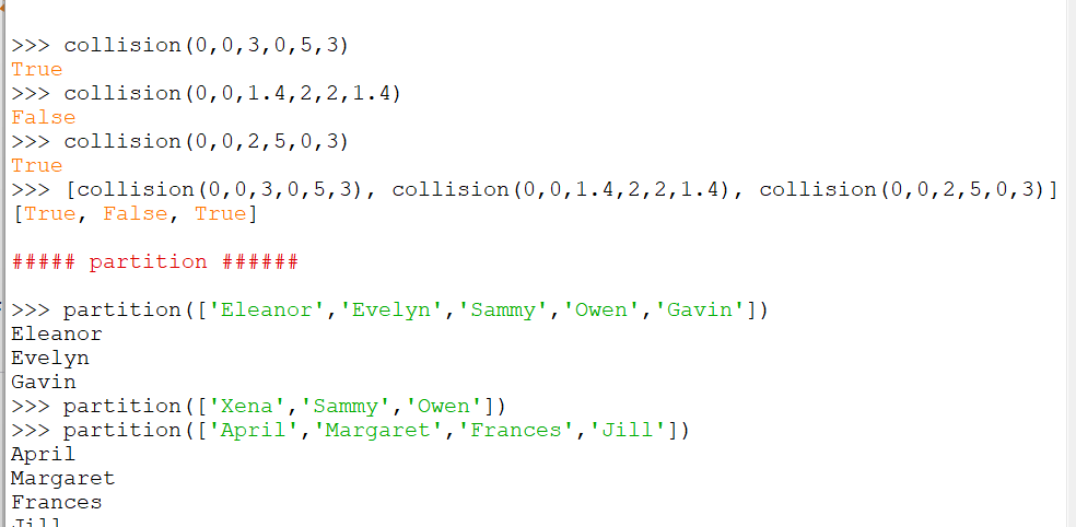Exercises Create a module hw 2 . py . For each