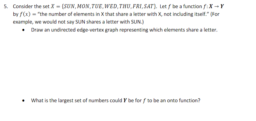 this is discrete math, Consider the set x = { S U