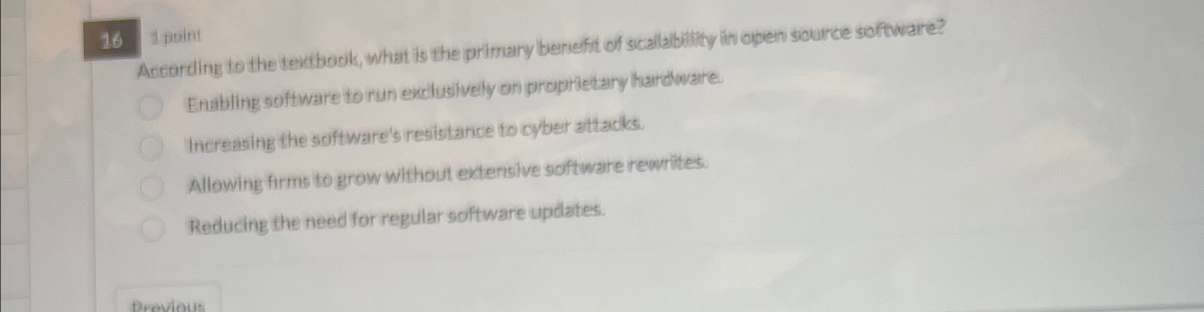 1 6 point Acrording to the textbock, what is the
