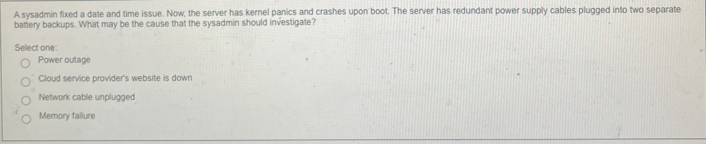 A sysadmin fixed a date and time issue. Now, the