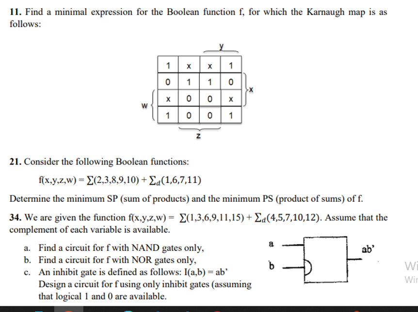 For each of the following, show that the