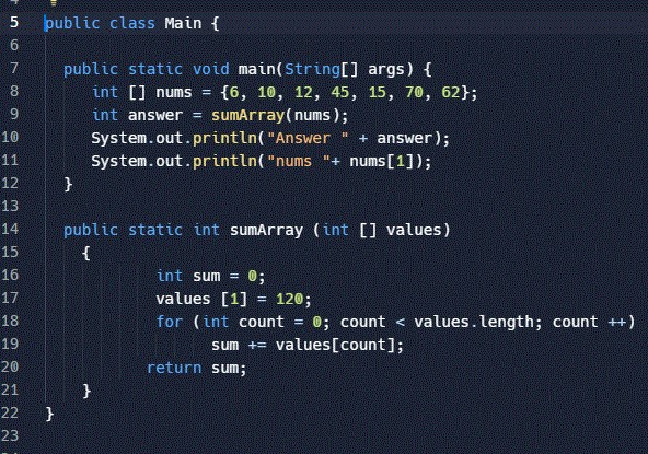Trace the following program on paper. Be sure to