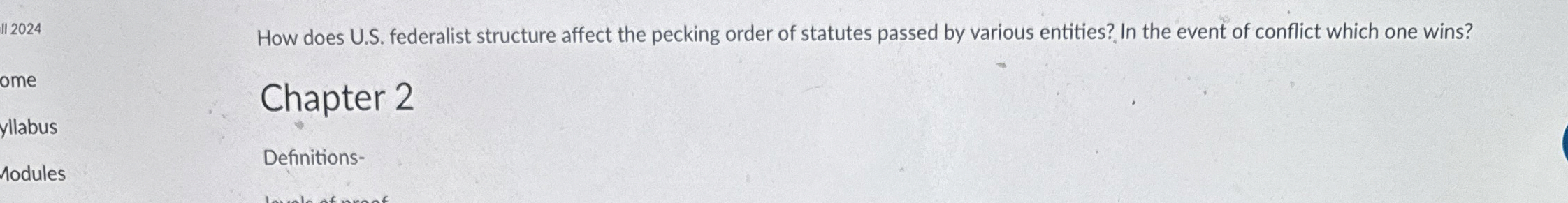 How does U . S . federalist structure affect the