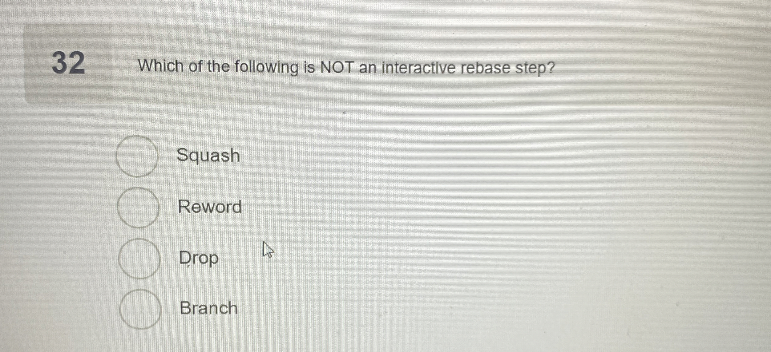 3 2 Which of the following is NOT an interactive