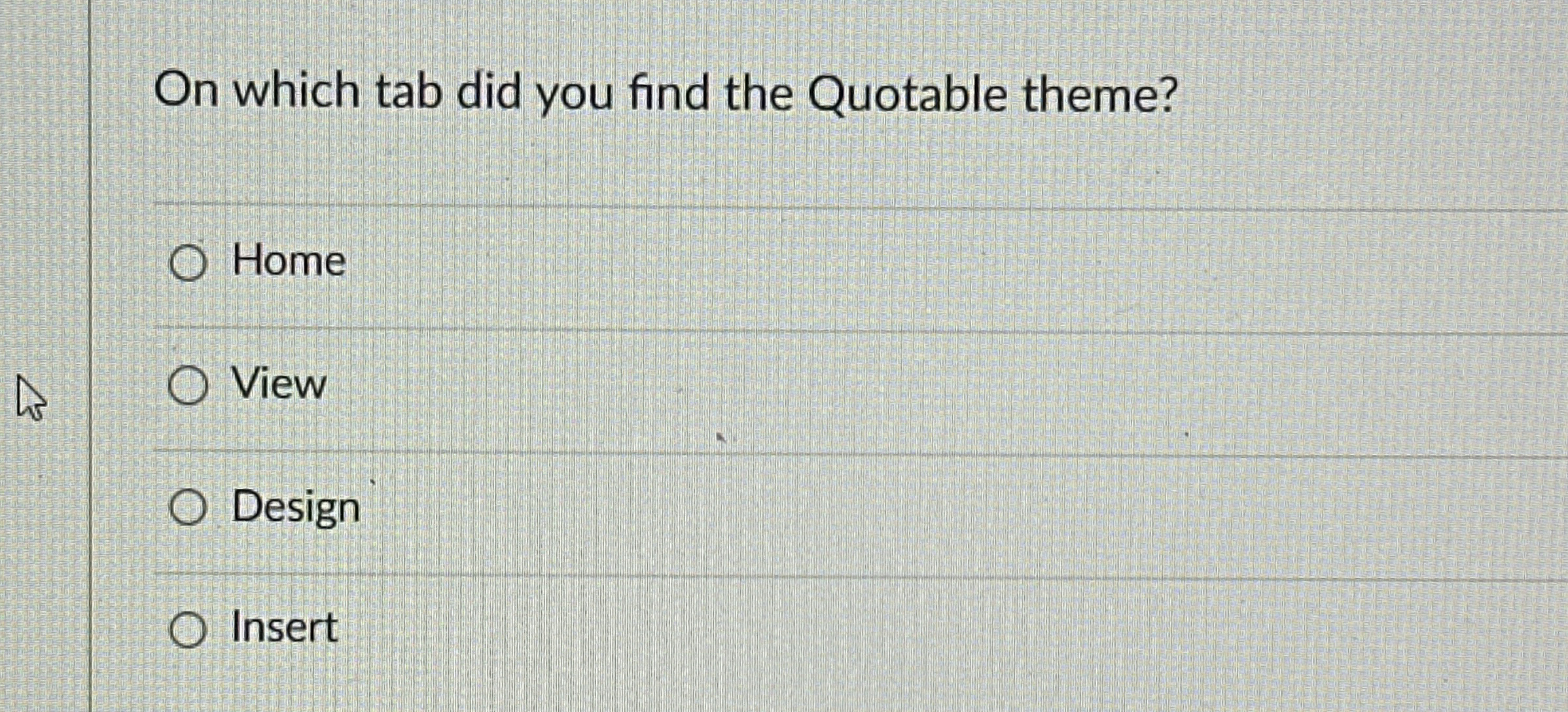 On which tab did you find the Quotable theme?