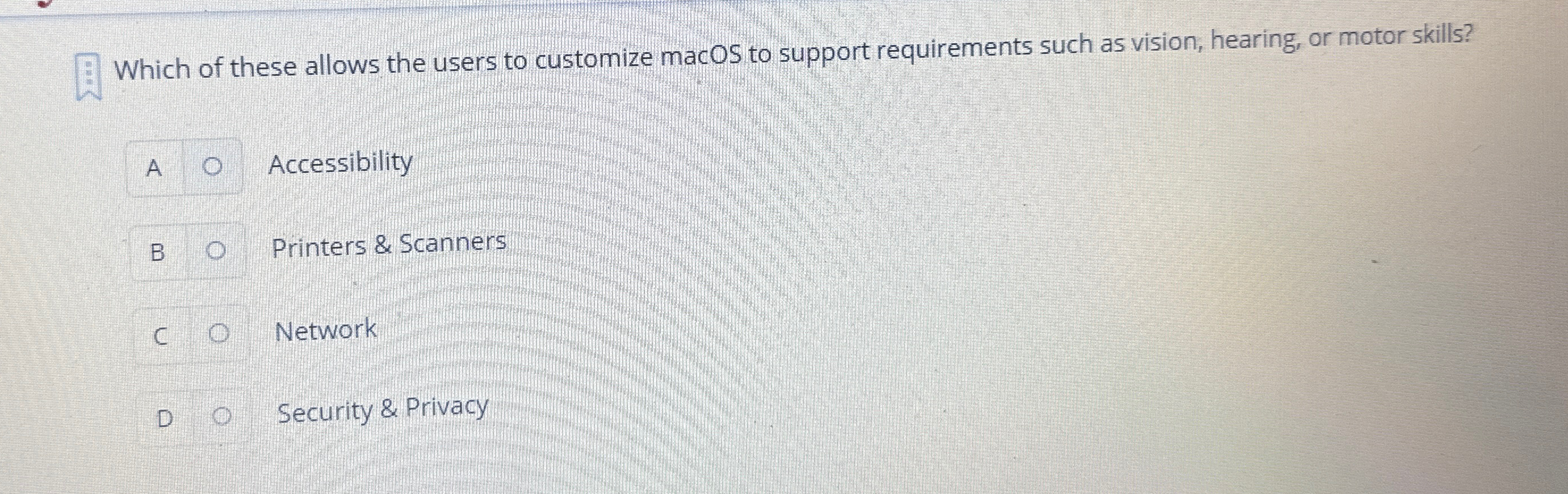 Which of these allows the users to customize