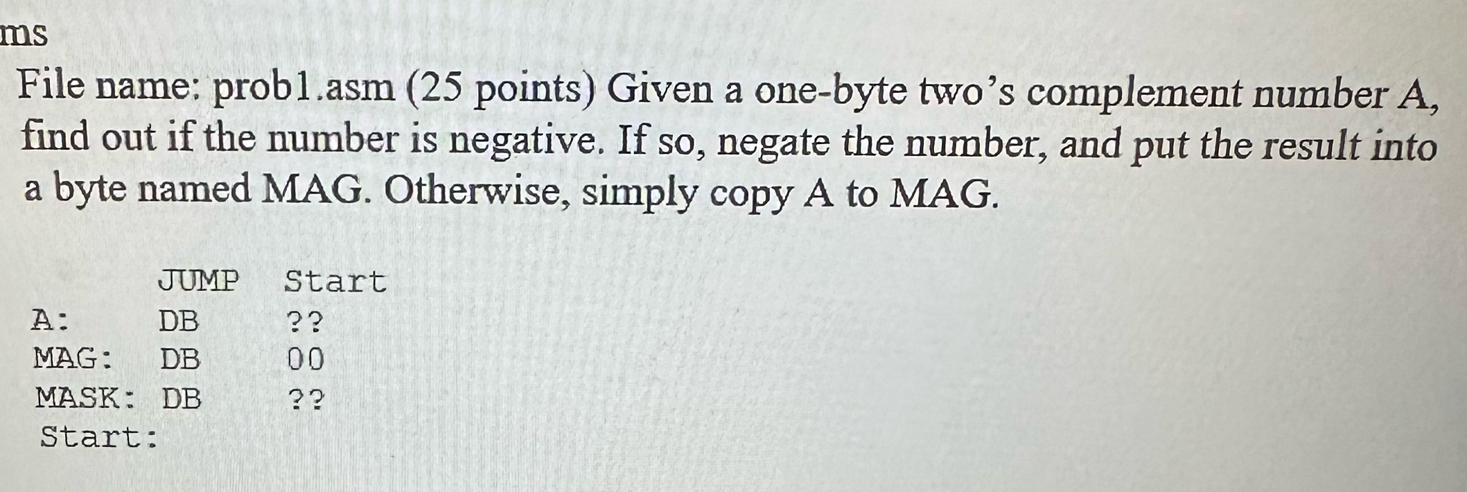 construct this in rscpu assembly code