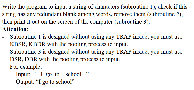 write LC 3 code for this project. Please show the