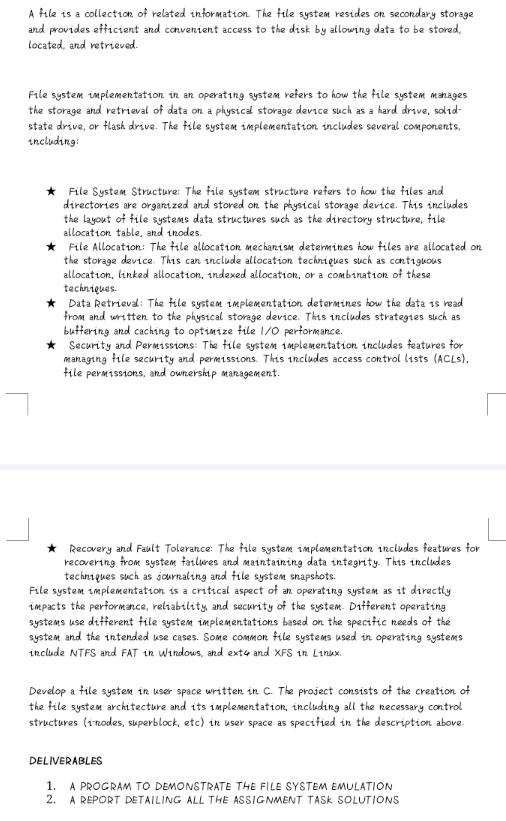 A file is a collection of related information.