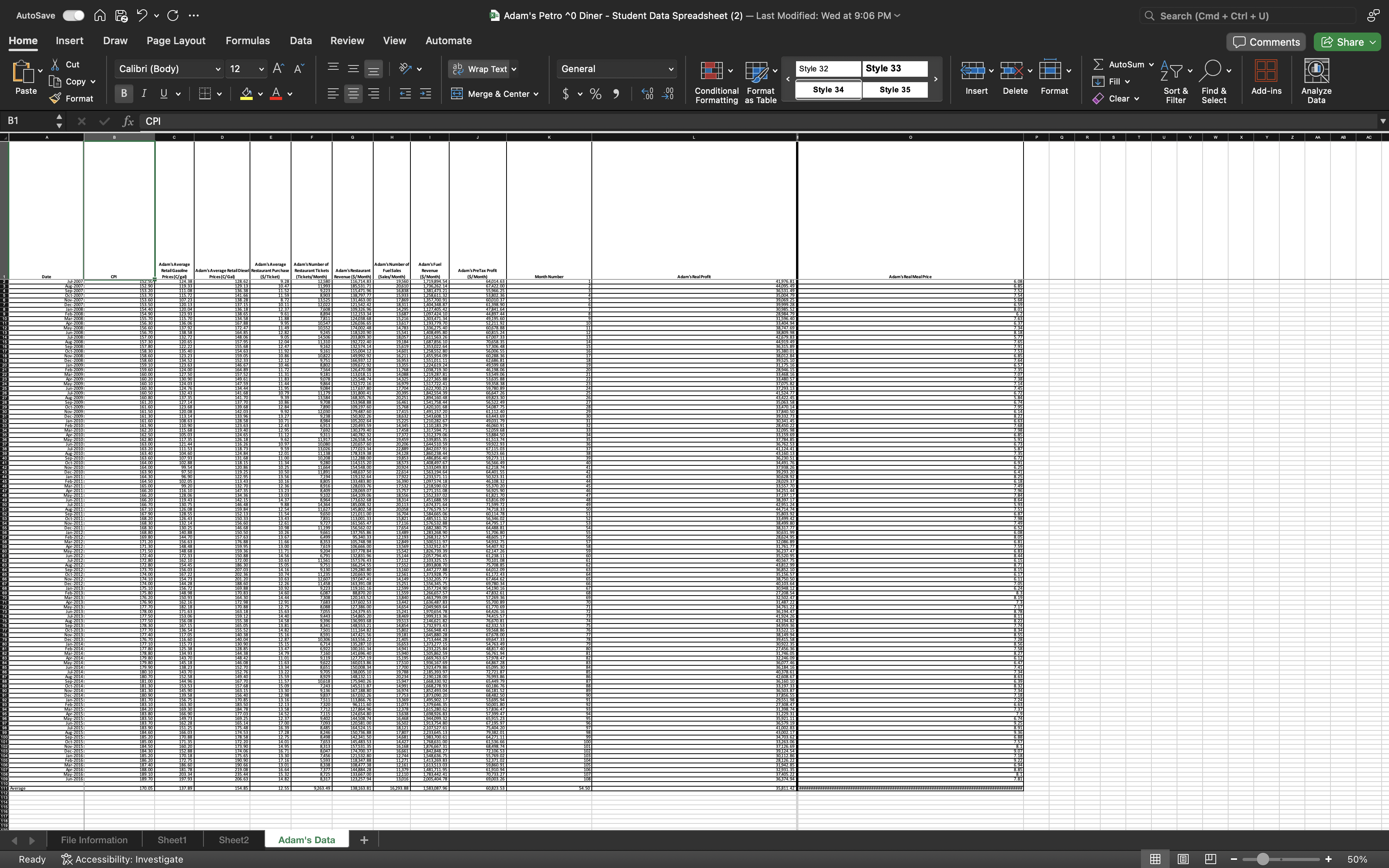 Q . 1 . Adjusting for inflation, what are Adam s