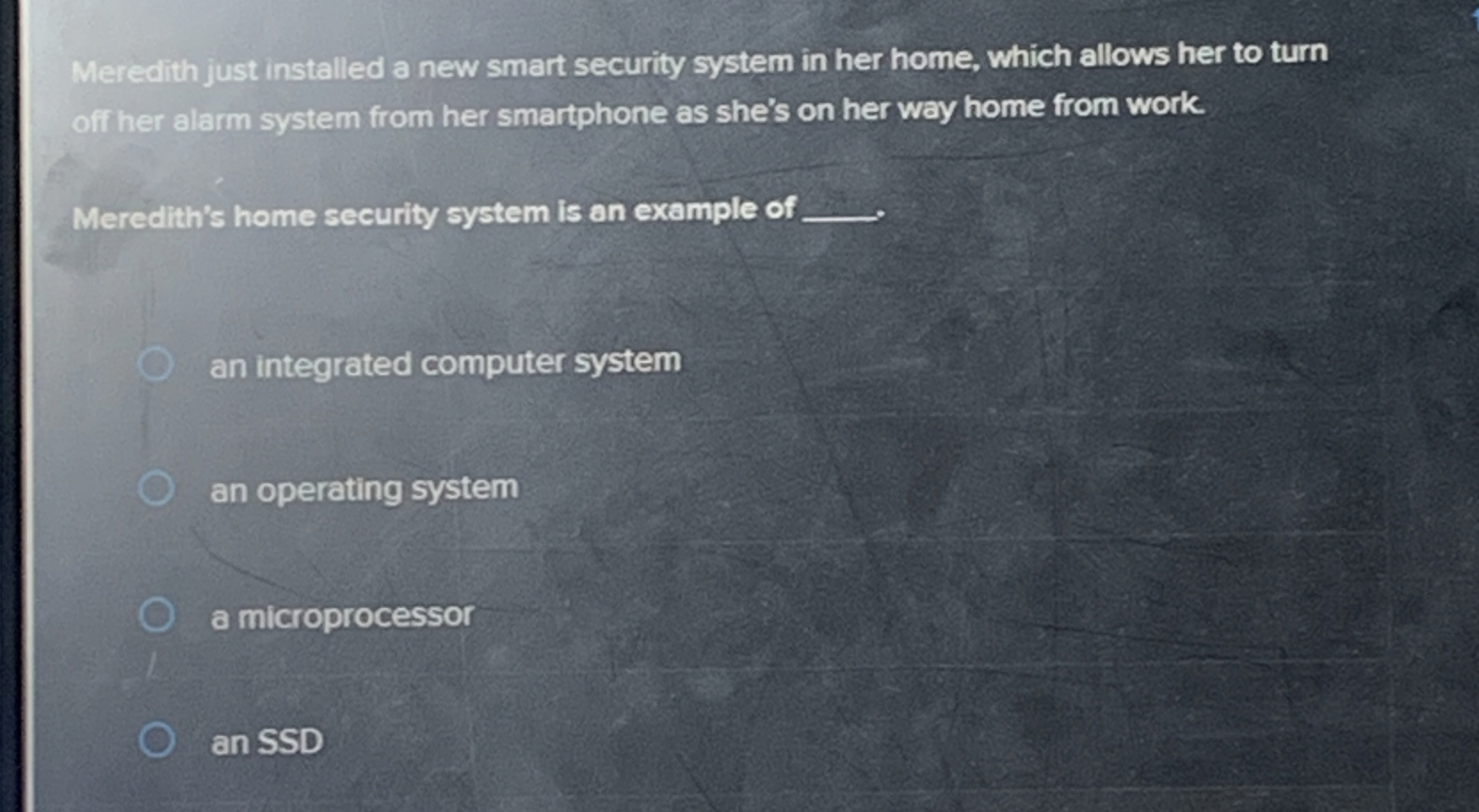 Mereaith just installed a new smart security