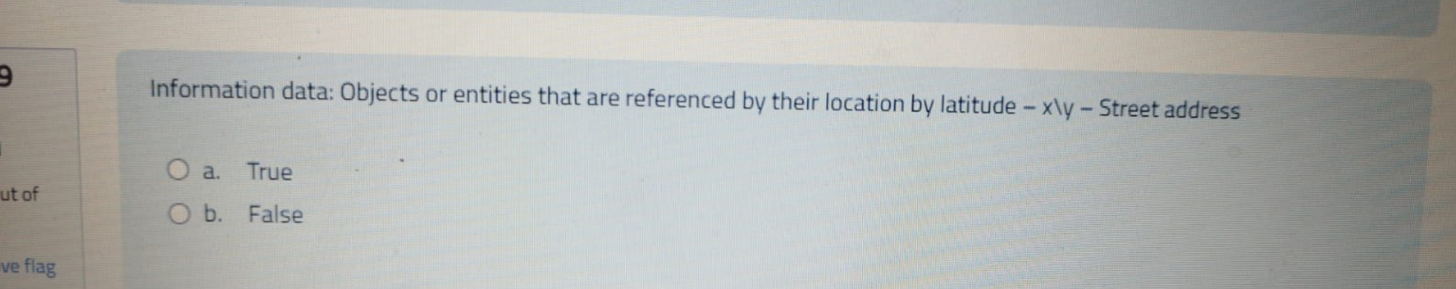 Information data: Objects or entities that are