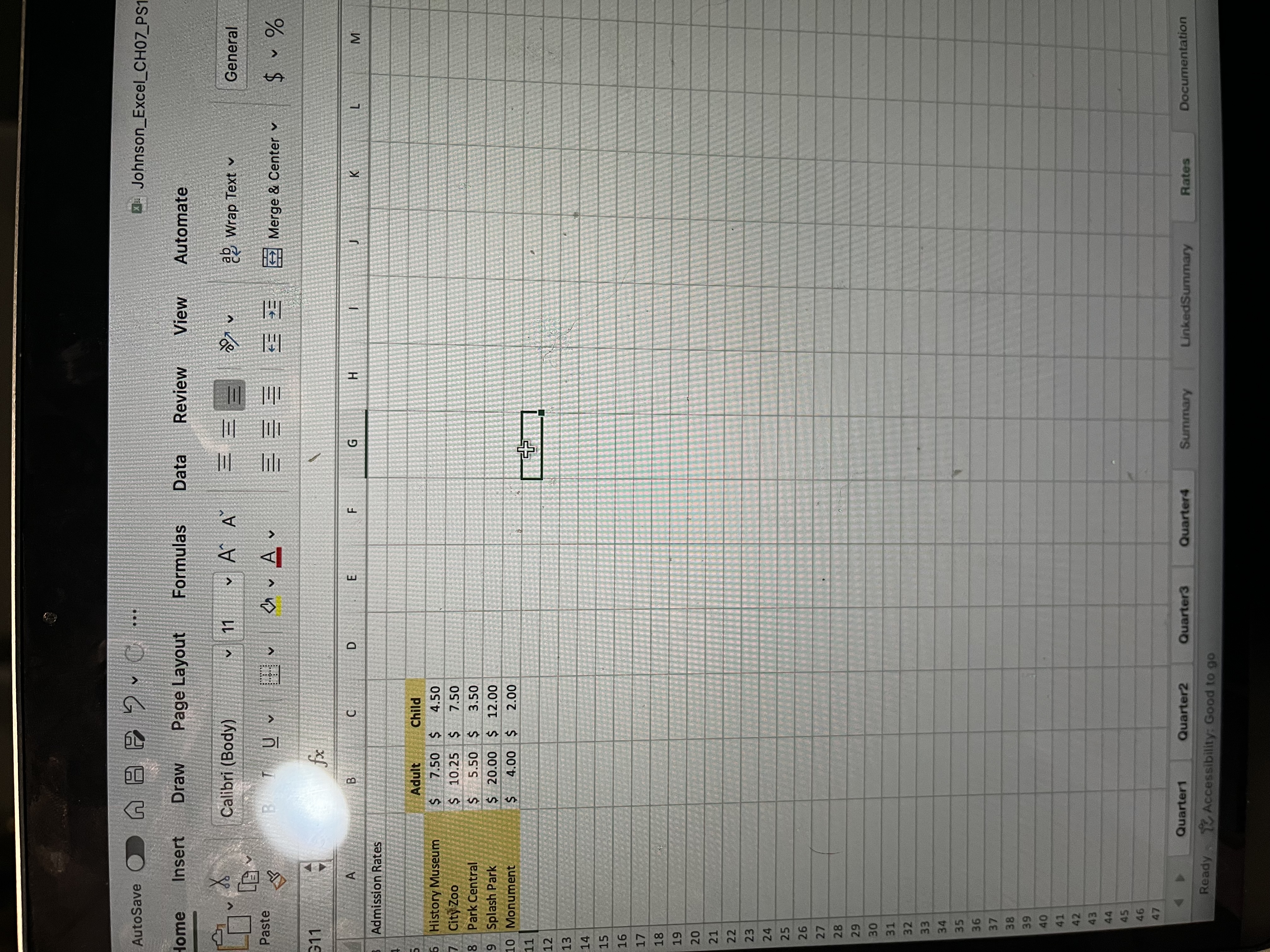 1 . Group worksheets Quarter 1 through Quarter 4