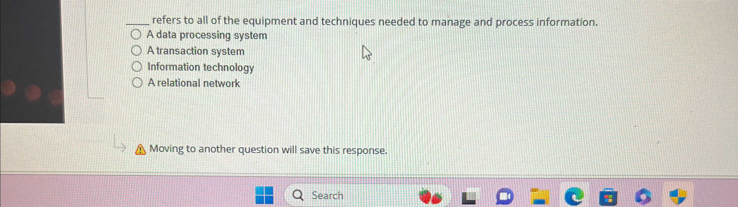 q , refers to all of the equipment and techniques