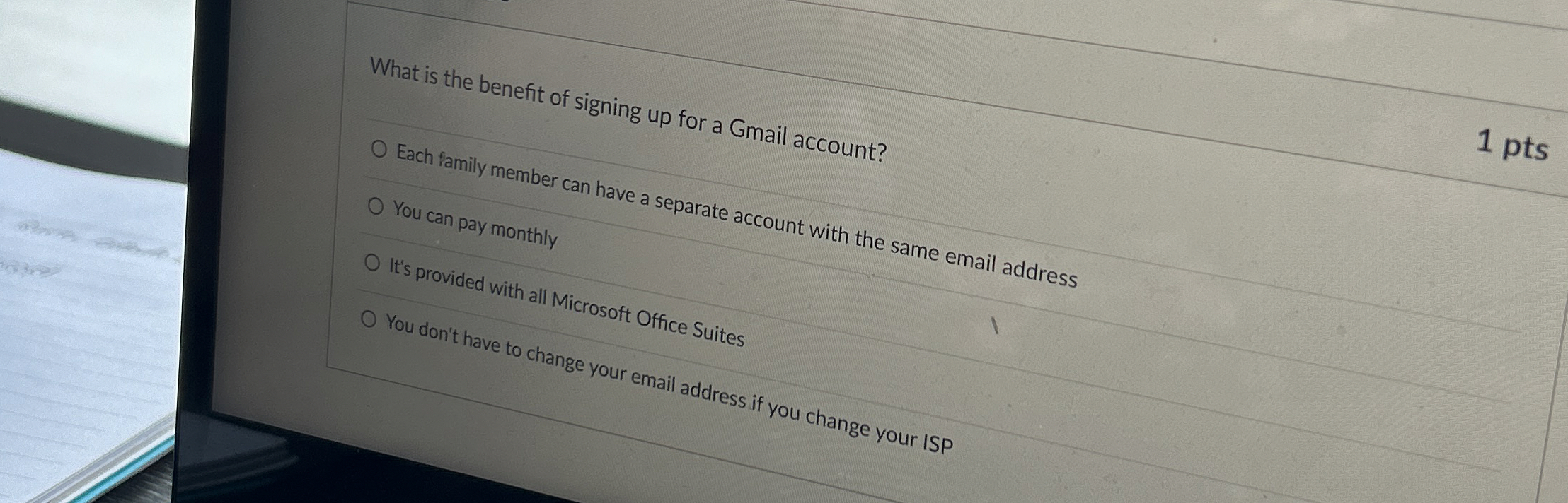 What is the benefit of signing up for a Gmail
