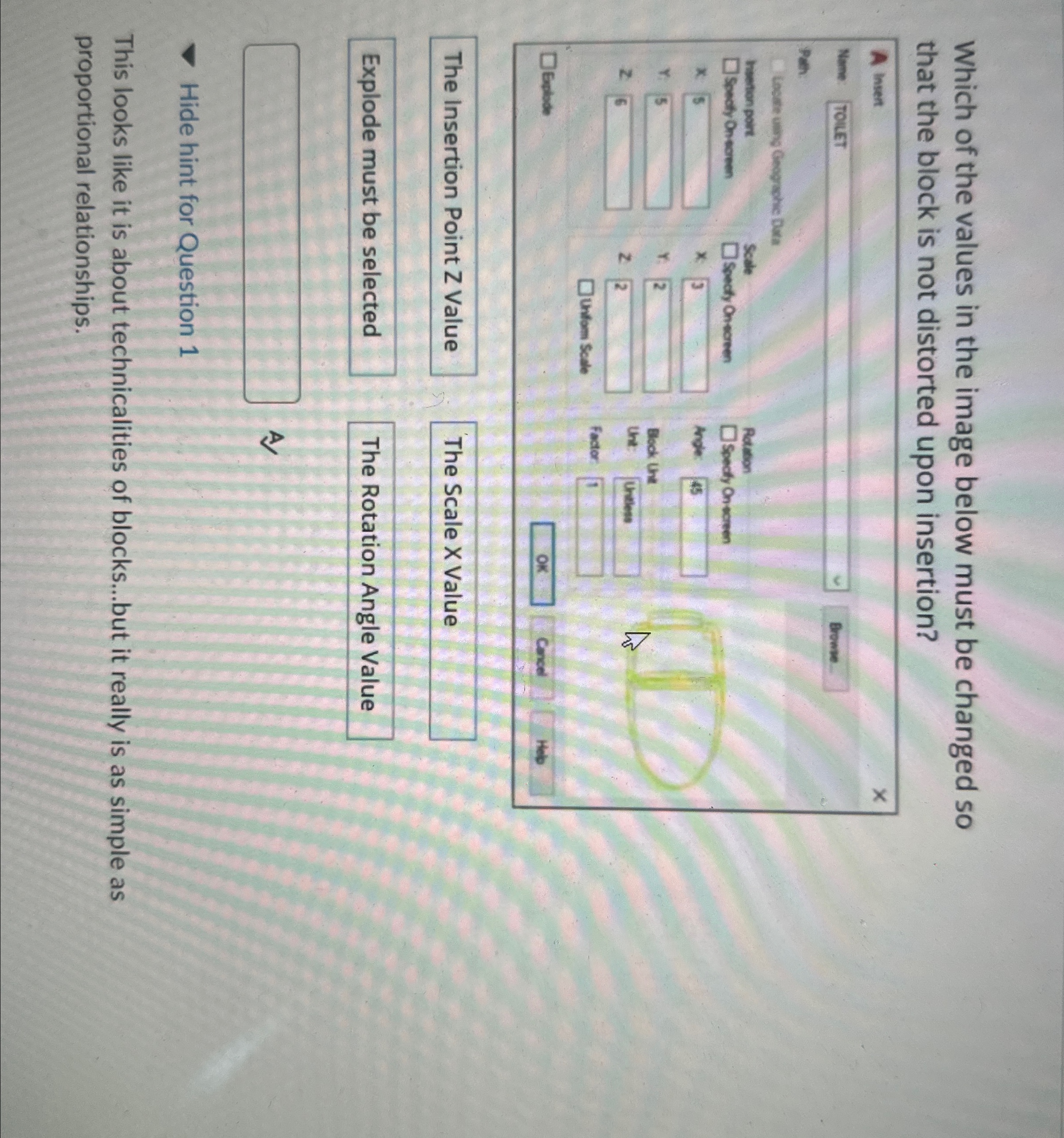 Which of the values in the image below must be