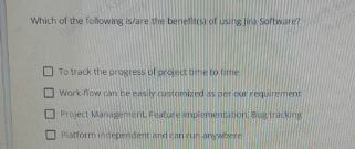 Which of the following is / are the benefitis )