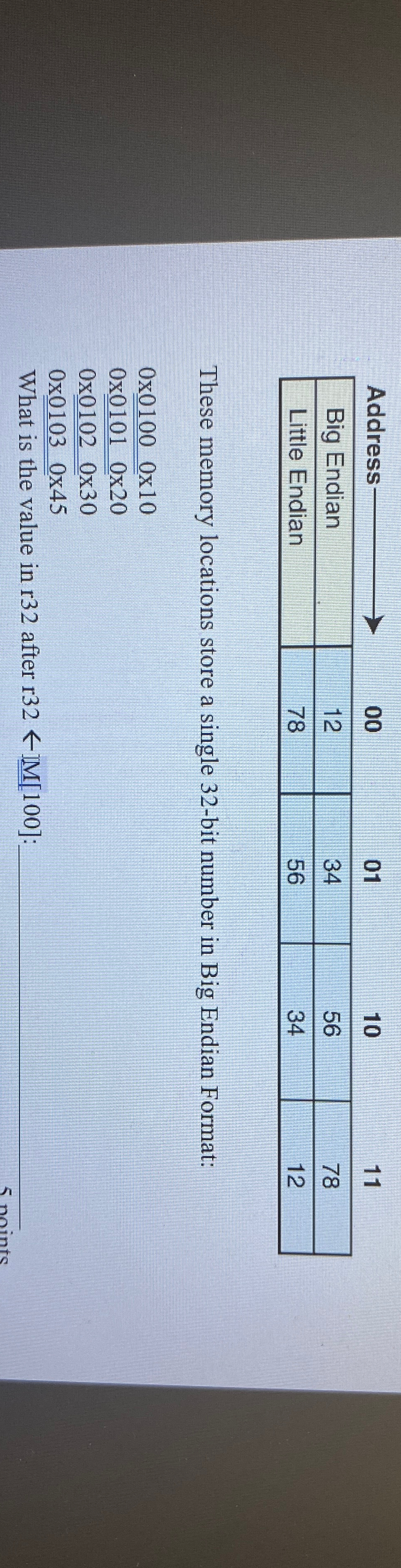 \ table [ [ Address , 0 0 , 0 1 , 1 0 , 1 1