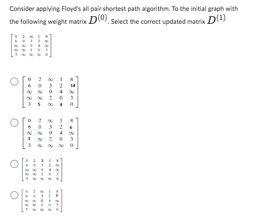 Consider applying Floyd's all pair shortest path