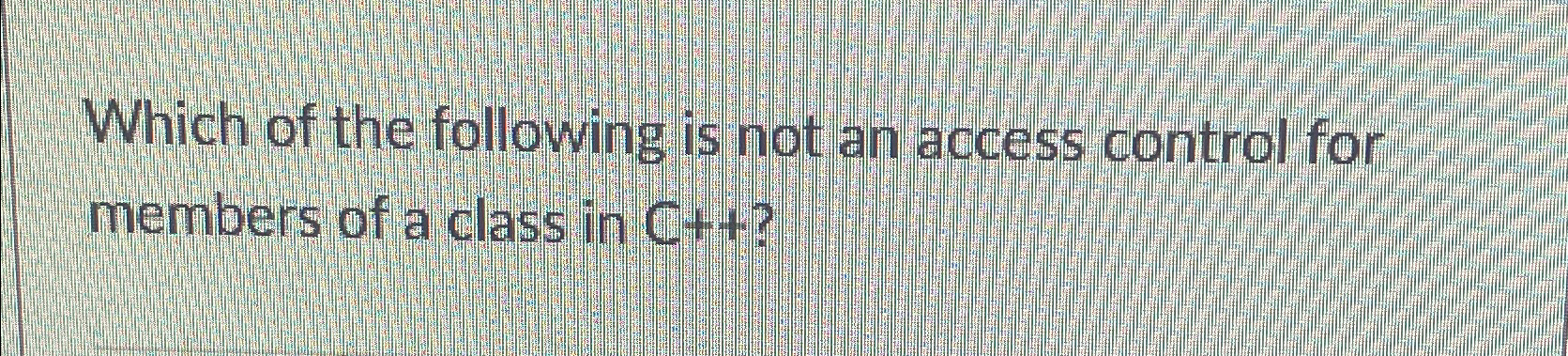 Which of the following is not an access control