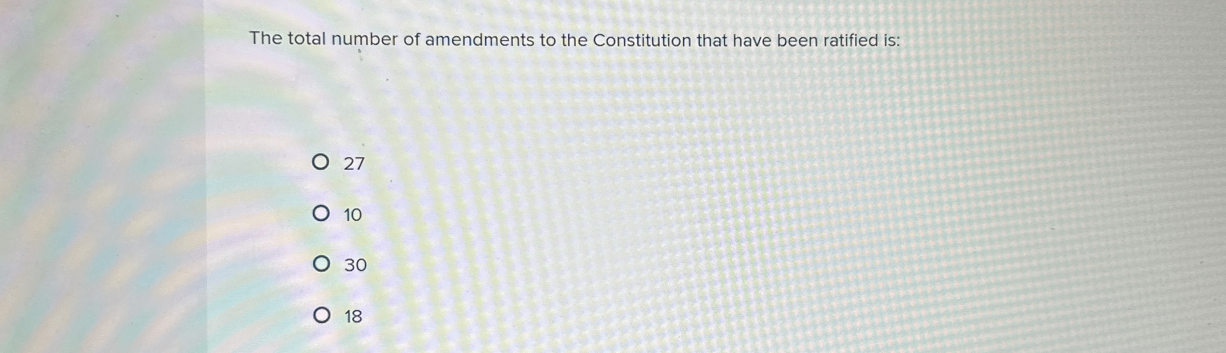 The authors of the Constitution believed that the