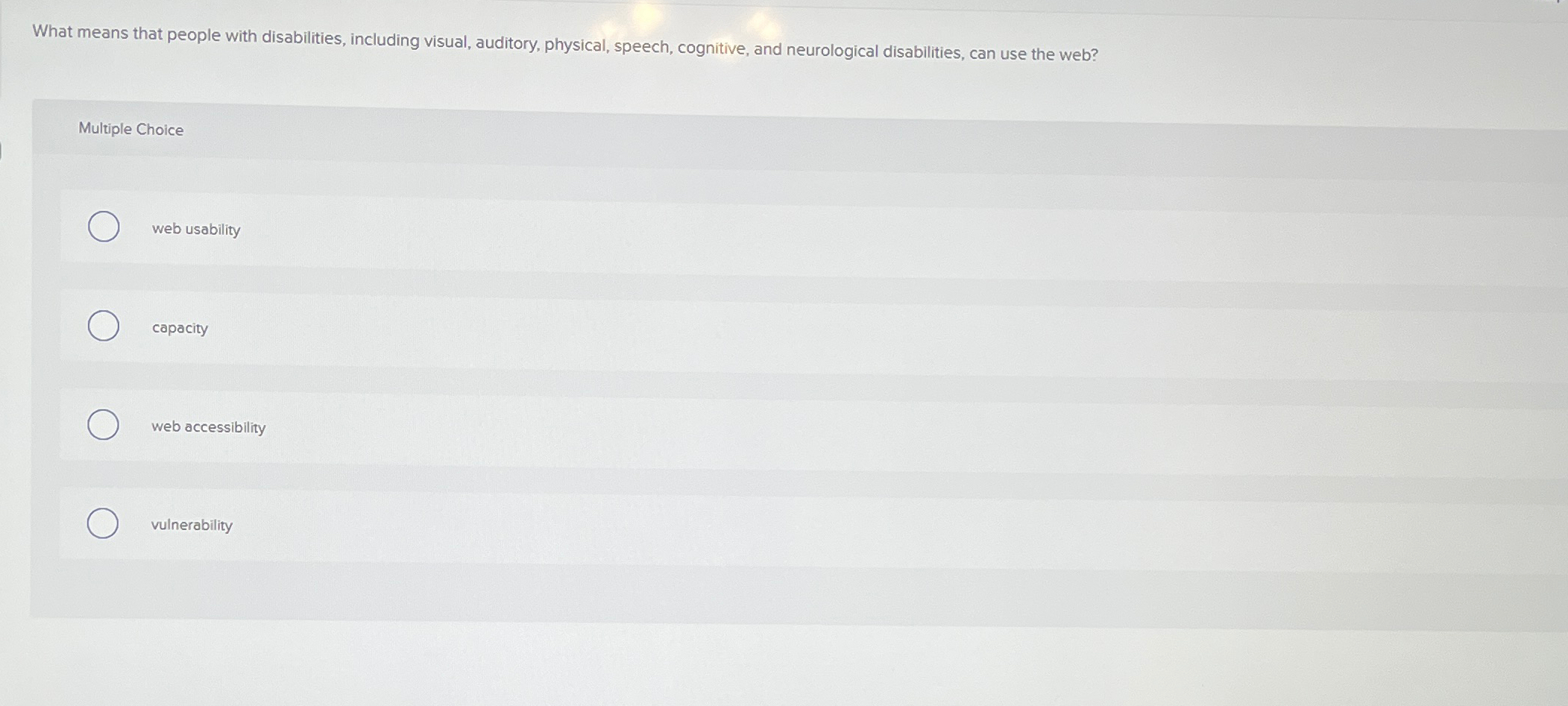 What means that people with disabilities,