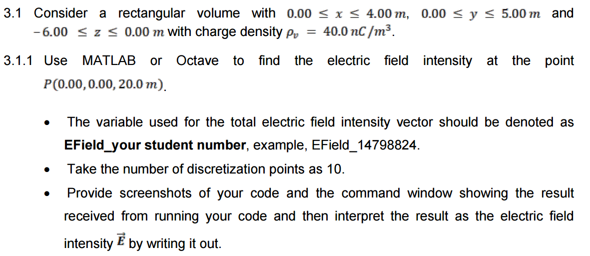 3 . 1 Consider a rectangular volume with 0 . 0 0