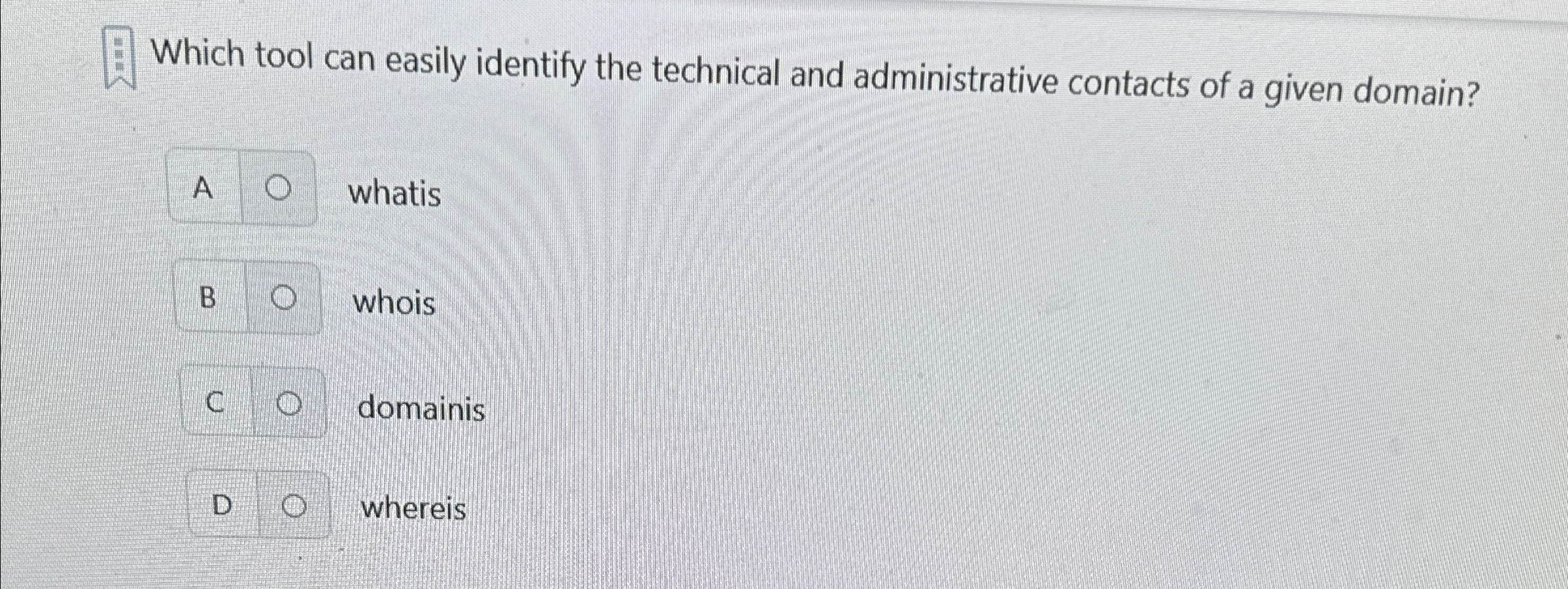 Which tool can easily identify the technical and