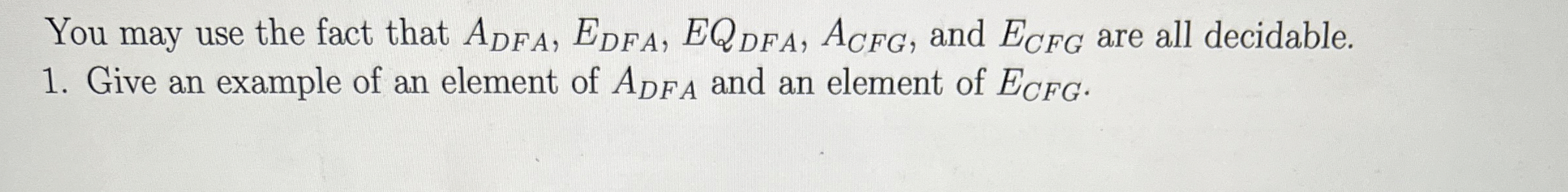 You may use the fact that A D F A , E D F A , E Q