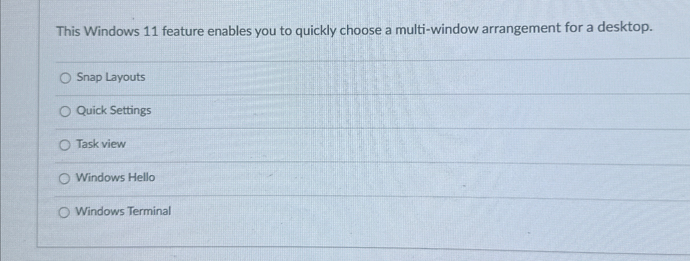 This Windows 1 1 feature enables you to quickly