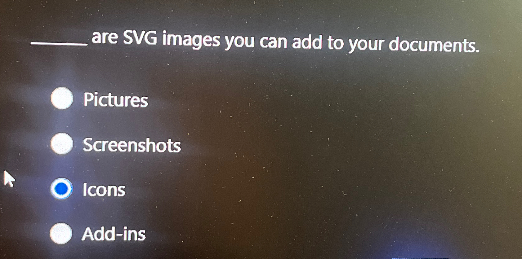 q , are SVG images you can add to your documents.