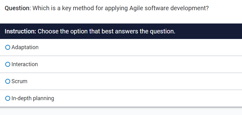 Question: Which is a key method for applying