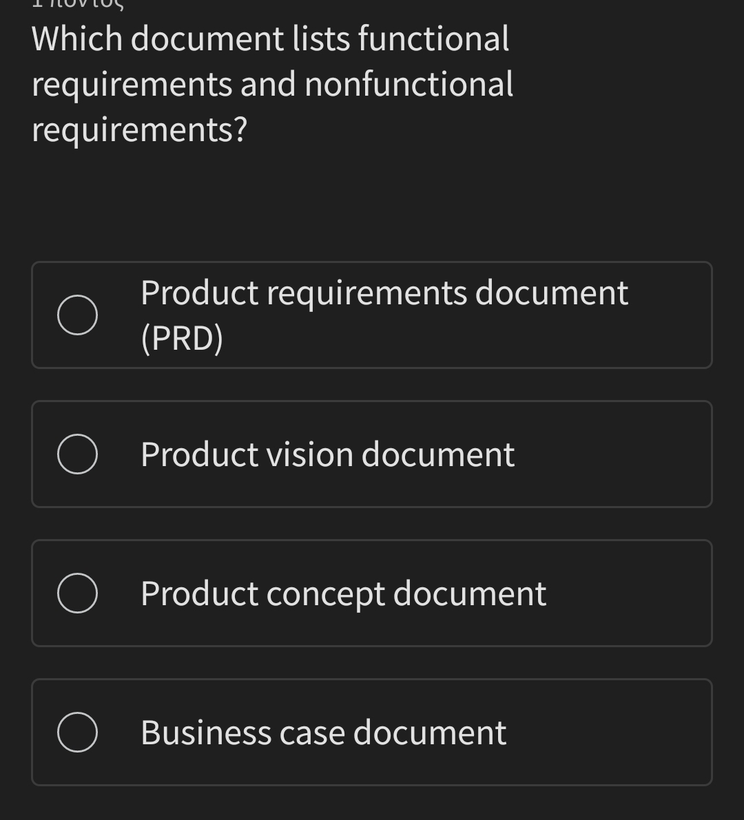 Which document lists functional requirements and