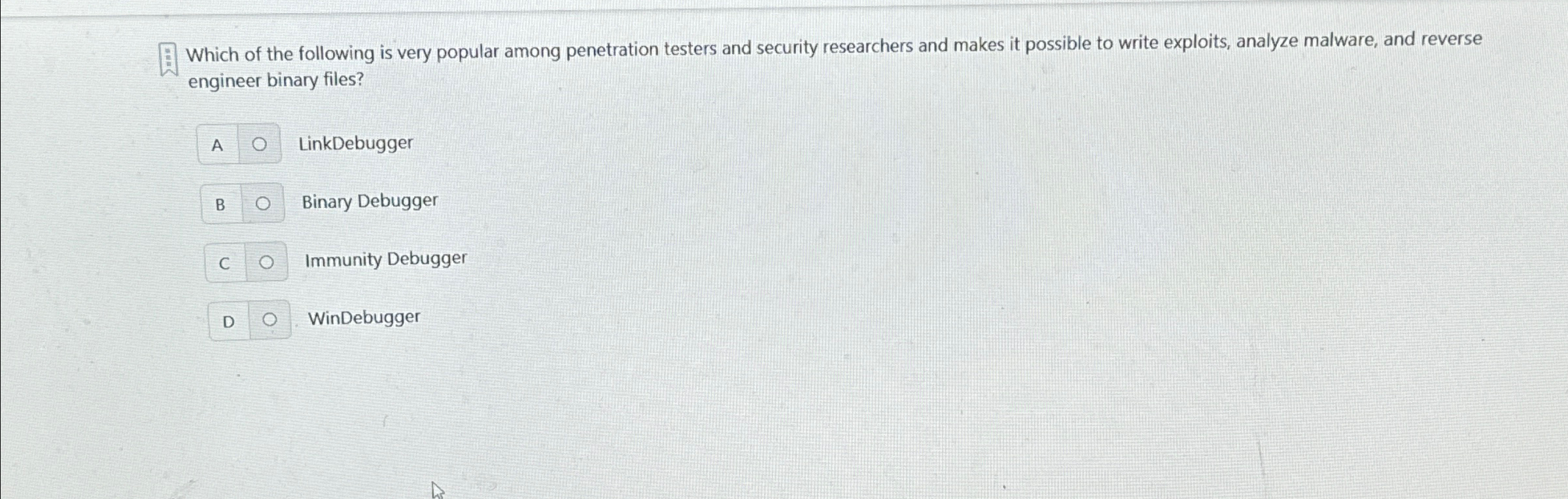 Which of the following is very popular among