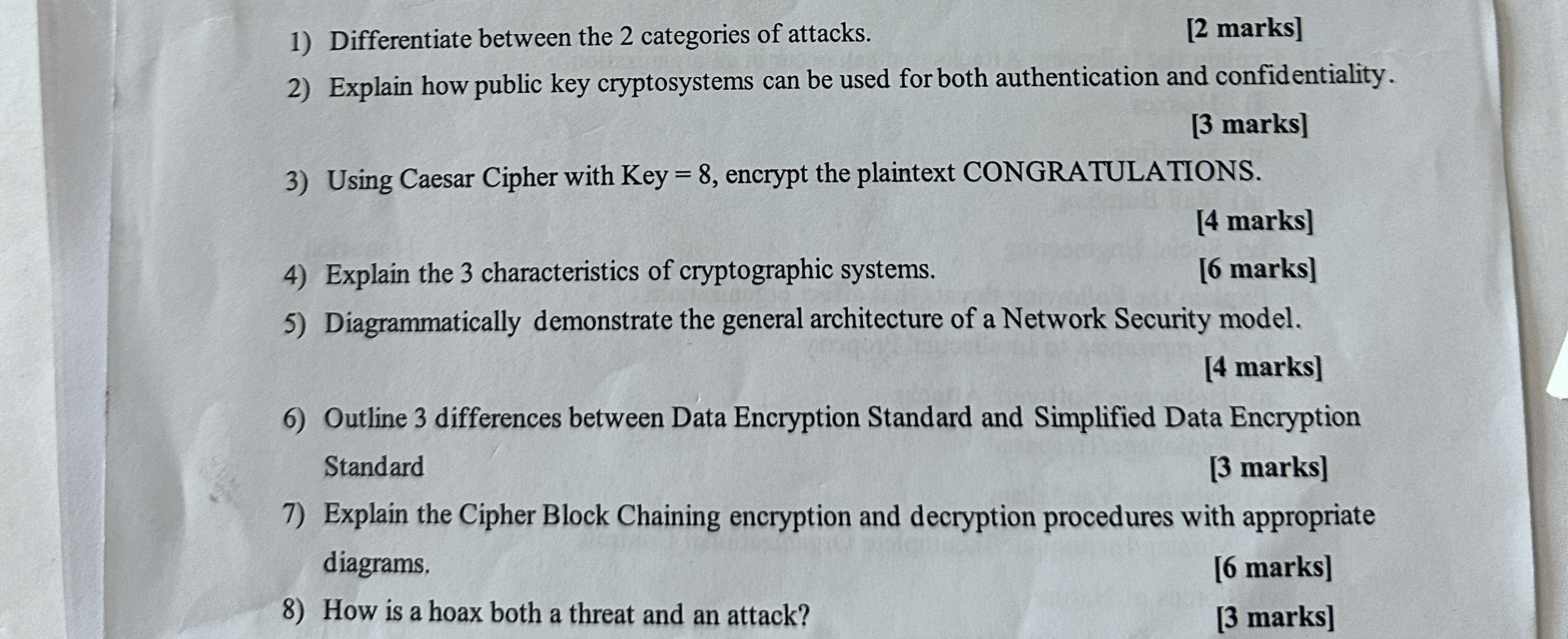 Differentiate between the 2 categories of