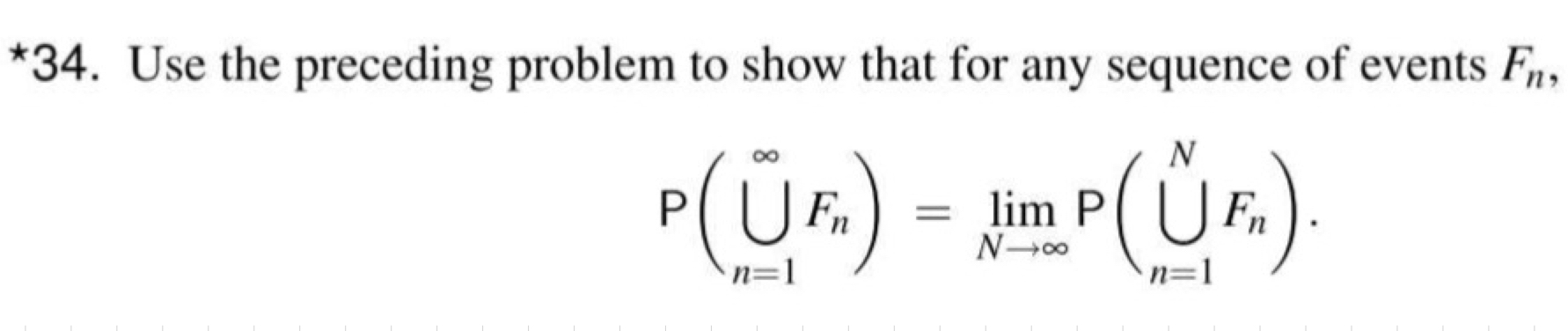 * 3 4 . Use the preceding problem to show that